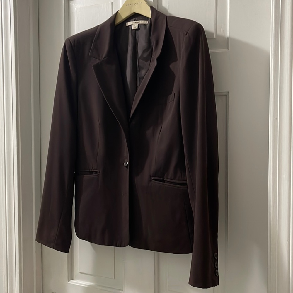 Well cared for brown Merona blazer.Non-smoking home.